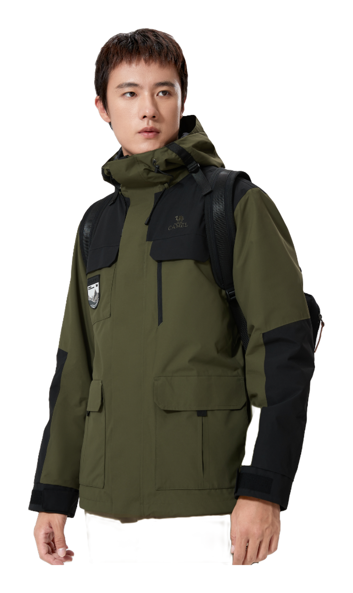 CAMEL All weather Windbreaker Jacket Unisex  vjsneaker.com