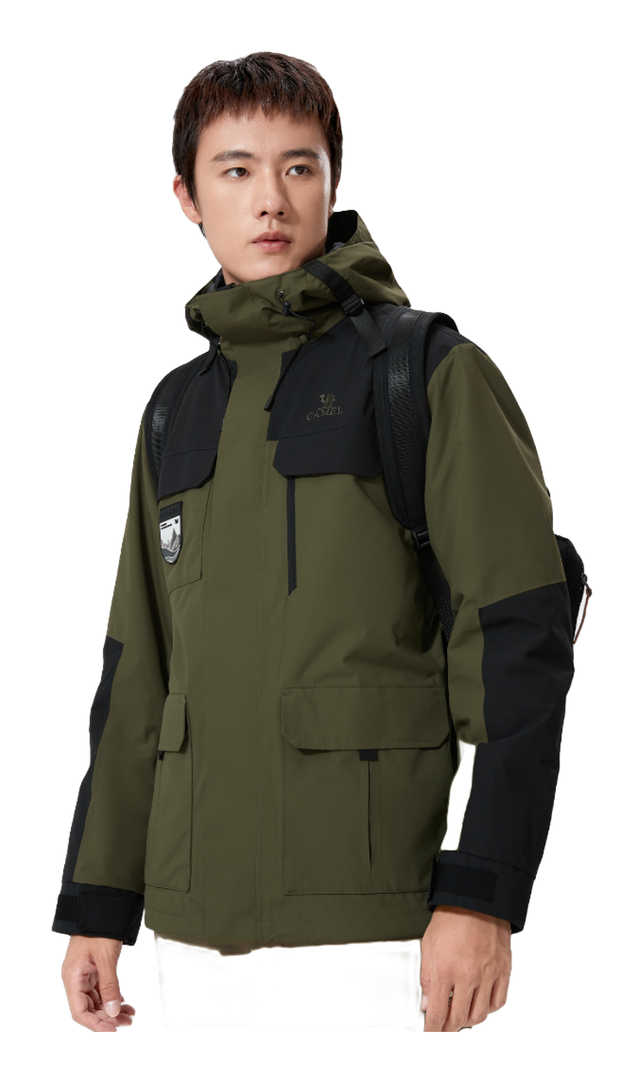 CAMEL All weather Windbreaker Jacket Unisex  vjsneaker.com