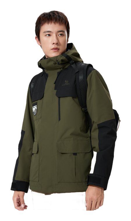 CAMEL All weather Windbreaker Jacket Unisex  vjsneaker.com