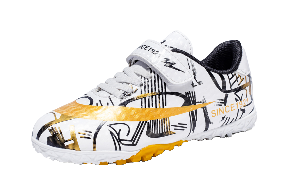 Binary Slip Resistant Anti Kick Lightweight Cushioning Low top Kids Soccer Shoes Kids  VJSNEAKER