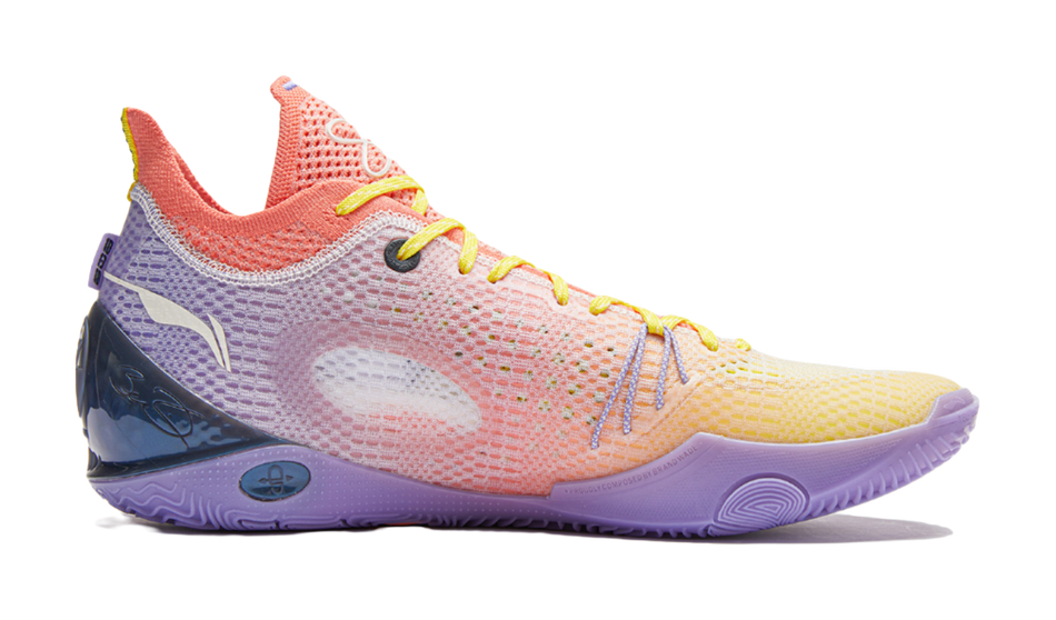 Li Ning Wade 808 3 Basketball Shoes Mens Low top Bright Yellow/Red Coral Powder/Vero Rose Purple  VJSNEAKER