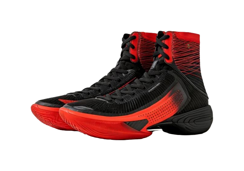 ANTA SV Eclosion Type 1 "Red Feather" 112541101VS-2 - Basketball Shoe Unisex Black Red