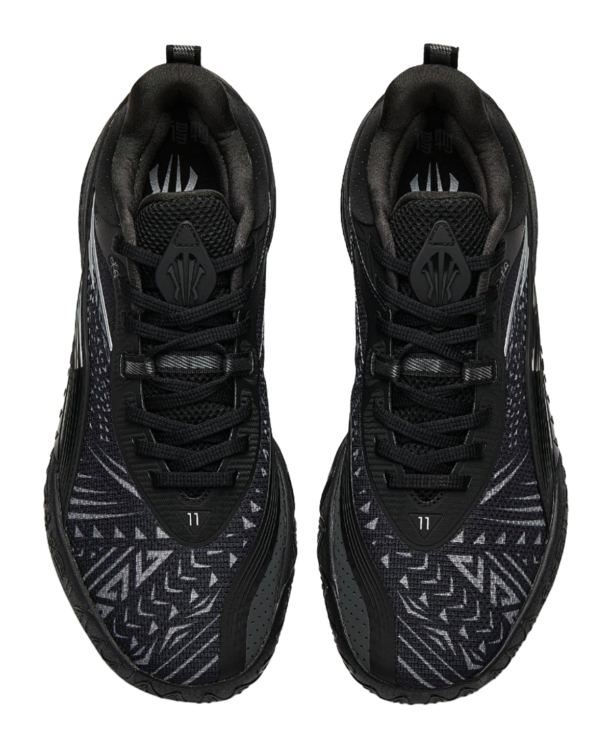 Anta KAI 1 TEAM "Black Warrior" 112541603R-6 - Kyrie Irving Basketball Shoe Unisex Black Gray