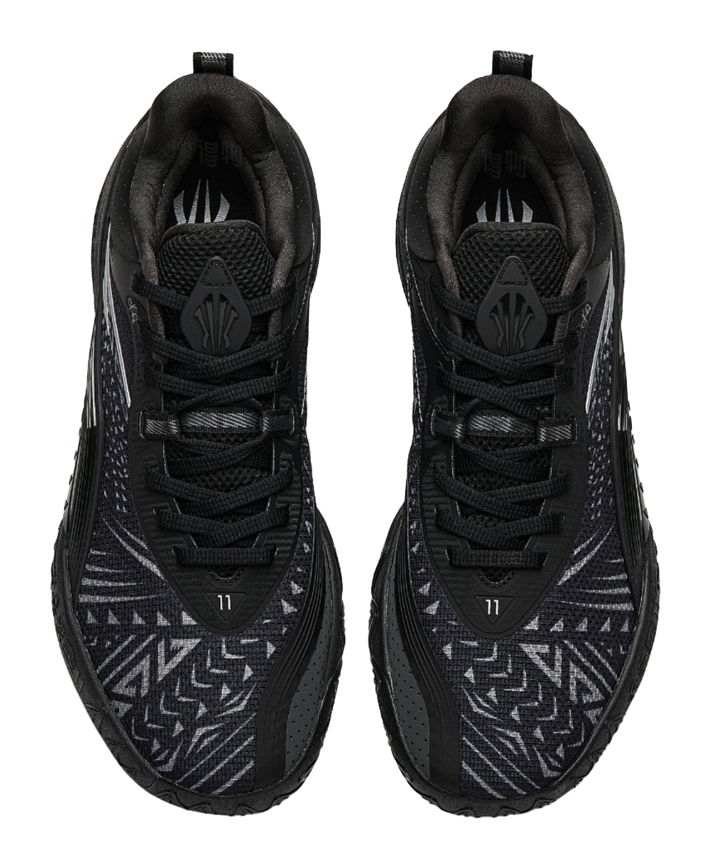 Anta KAI 1 TEAM "Black Warrior" 112541603R-6 - Kyrie Irving Basketball Shoe Unisex Black Gray