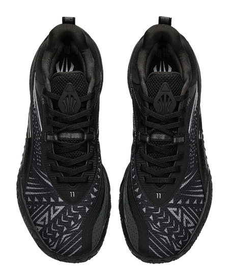 Anta KAI 1 TEAM "Black Warrior" 112541603R-6 - Kyrie Irving Basketball Shoe Unisex Black Gray