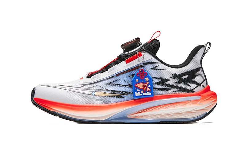 Antakids Lurid Wave Rebound Breathable Lightweight Cushioning Low Top Kids' Running Shoes 