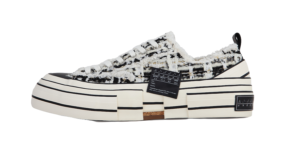 VESSEL Low top Canvas Shoes Unisex Black White 