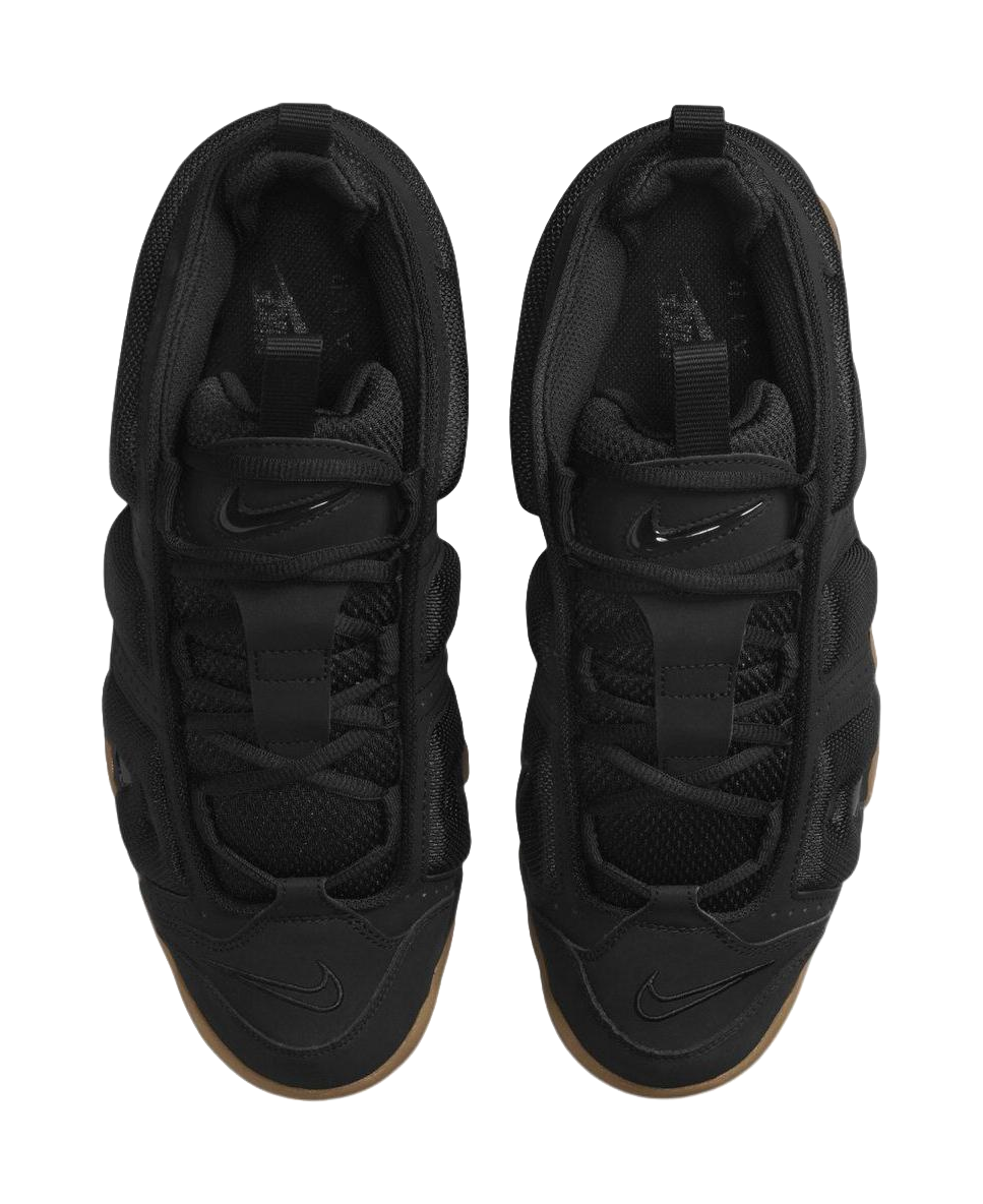 Nike Air More Uptempo Low Black Gum  vjsneaker.com