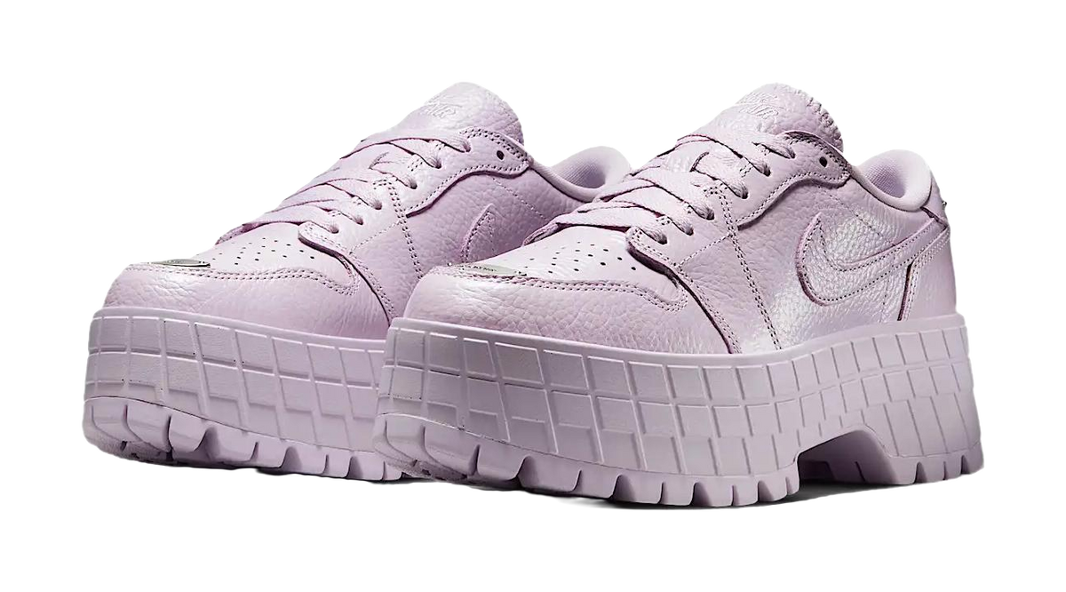 Jordan 1 Brooklyn Low Doll Metallic Silver Womens  vjsneaker.com