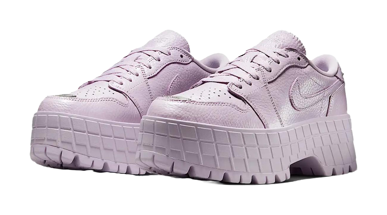 Jordan 1 Brooklyn Low Doll Metallic Silver Womens  vjsneaker.com