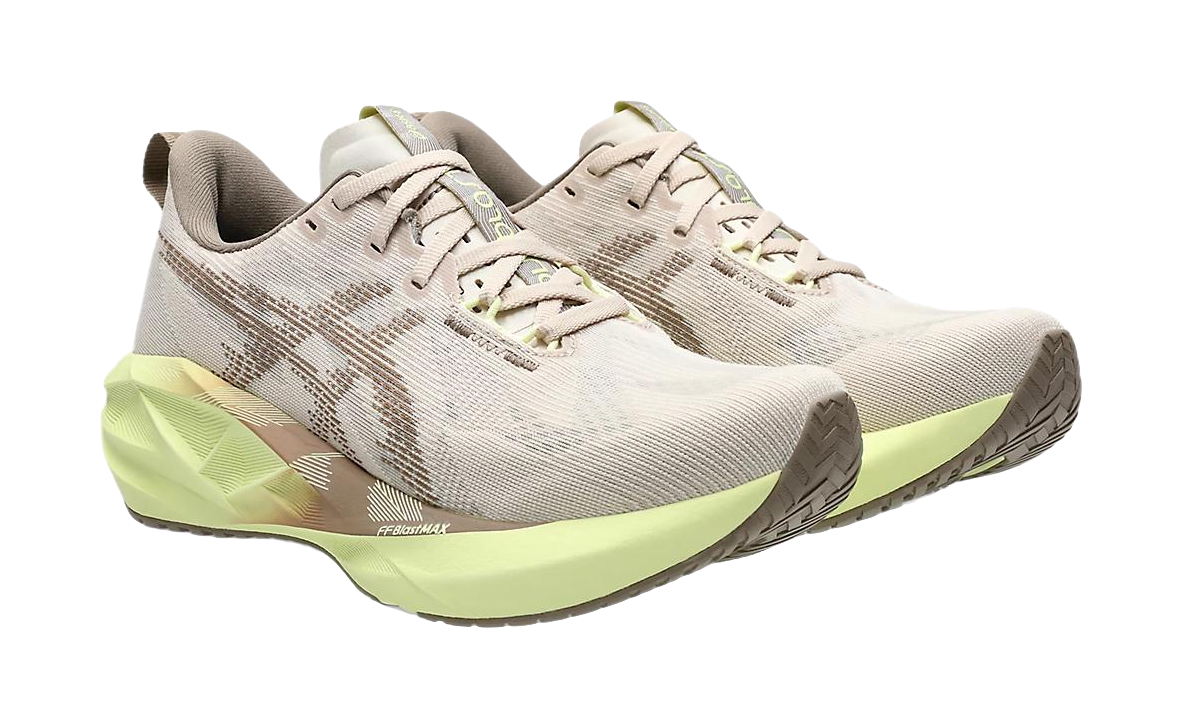 ASICS Novablast 5 Mineral Beige Taupe Grey Womens  vjsneaker.com