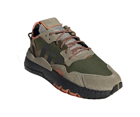 Adidas Nite Jogger Brown Dark Green  vjsneaker.com