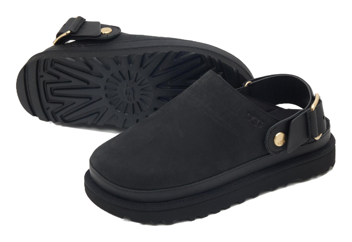 UGG Goldenstar Clog Casual Single Shoes Womens Black  vjsneaker.com