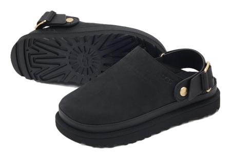 UGG Goldenstar Clog Casual Single Shoes Womens Black  vjsneaker.com