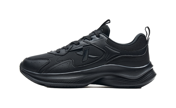 XTEP Slip Resistant Abrasion Resistant Low top Running Shoes Men's Black 