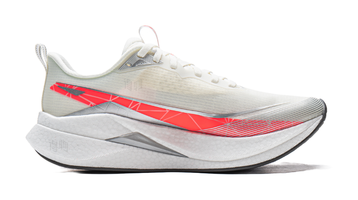 Li Ning Red Hare 9 PRO Running Shoes Womens Low Top Champagne White  VJsneaker