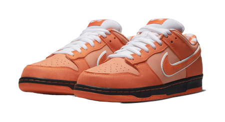Nike SB Dunk Low Concepts Orange Lobster Mens  vjsneaker.com