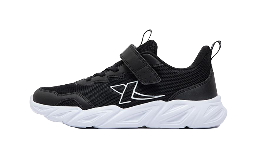 XTEP Slip Resistant Shock Absorbers Low top Kids' Running Shoes Black Unisex 