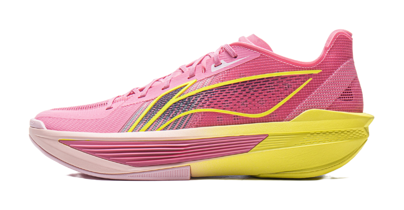 LiNing ULTRALIGHT Cushioning, Slip Resistant, Abrasion Resistant, Rebound Grip Low Top Basketball Shoes Mens Pink  VJSNEAKER