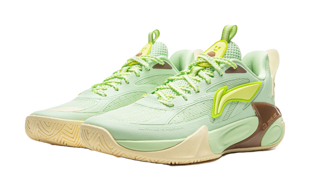 Li Ning YOUNG Fengying 2.0 Fabric Childrens Basketball Shoes Rose Muskmelon Kids  VJSNEAKER