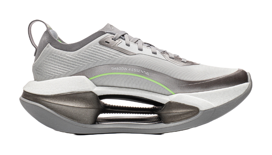 Li-Ning Shadow 4 Essential "Stone Gray/Base Station Silver" ARRW007-20 - Running Shoe Unisex Silver
