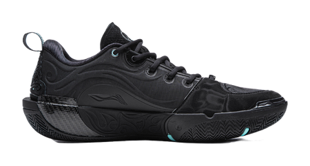 LiNing WOW12 Cushioning Slip Resistant Abrasion Resistant Breathable Rebound Grip Low top Basketball Shoes Mens Black  VJSNEAKER