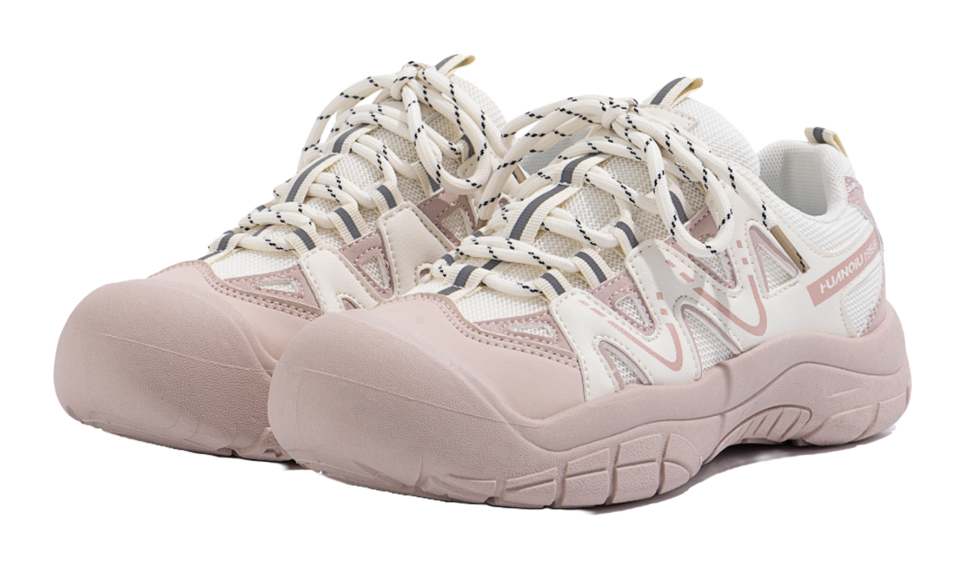 HUANQIU Breathable Coverage, Lightweight, Height Increasing Low top Chunky Sneakers Unisex 