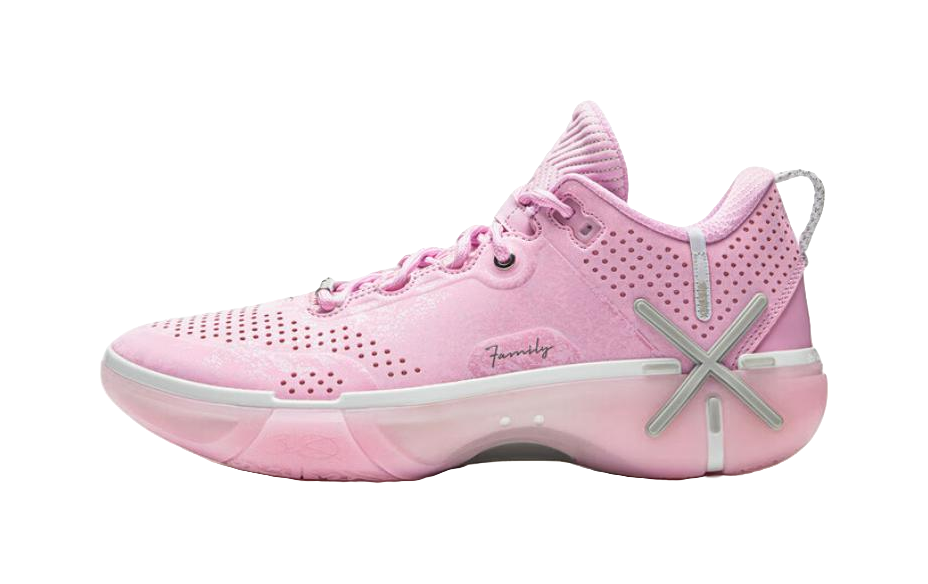 LiNing Wode Phantom 6 Cushioning Anti-Slip And Wear-Resistant Lightweight Rebound Low-Top Basketball Shoes Mens Pink  VJSNEAKER