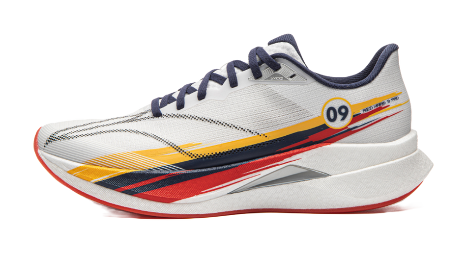 Li-Ning Red Hare 9 PRO "Standard White" ARPW001-34 - Daily Running Shoe Unisex White Yellow Red