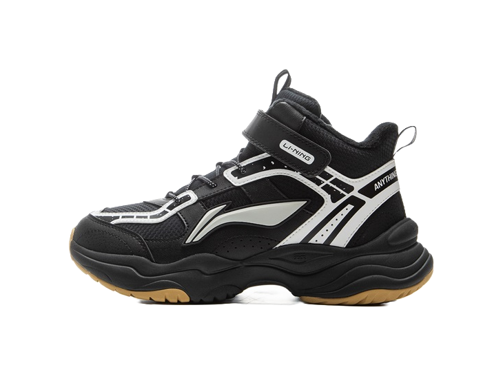 Li Ning YOUNG Sports Life Collection Synthetic Leather, Textile Slip Resistant Cushioning Abrasion Resistant Thermal  VJSNEAKER