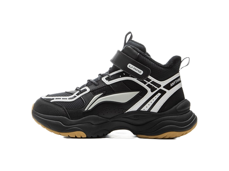 Li Ning YOUNG Sports Life Collection Synthetic Leather, Textile Slip Resistant Cushioning Abrasion Resistant Thermal  VJSNEAKER