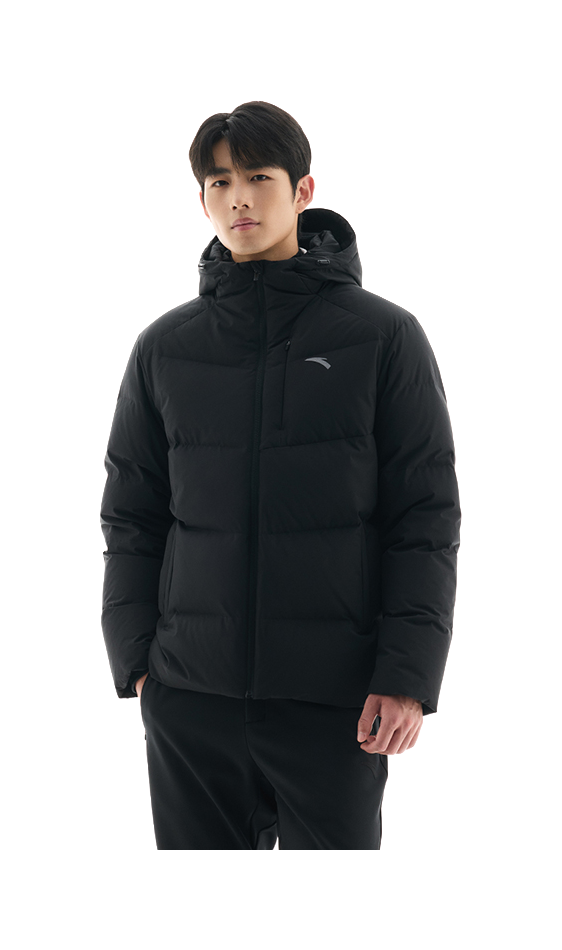 Anta Down Jacket Mens Basic Black  VJ SNEAKER