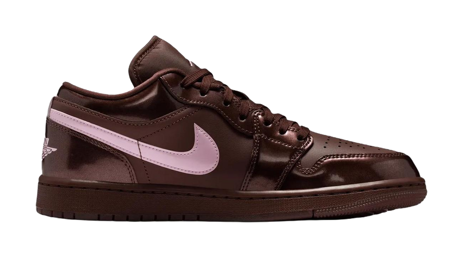 Jordan Air Jordan 1 Low top Vintage Basketball Shoes Womens Brown  vjsneaker.com