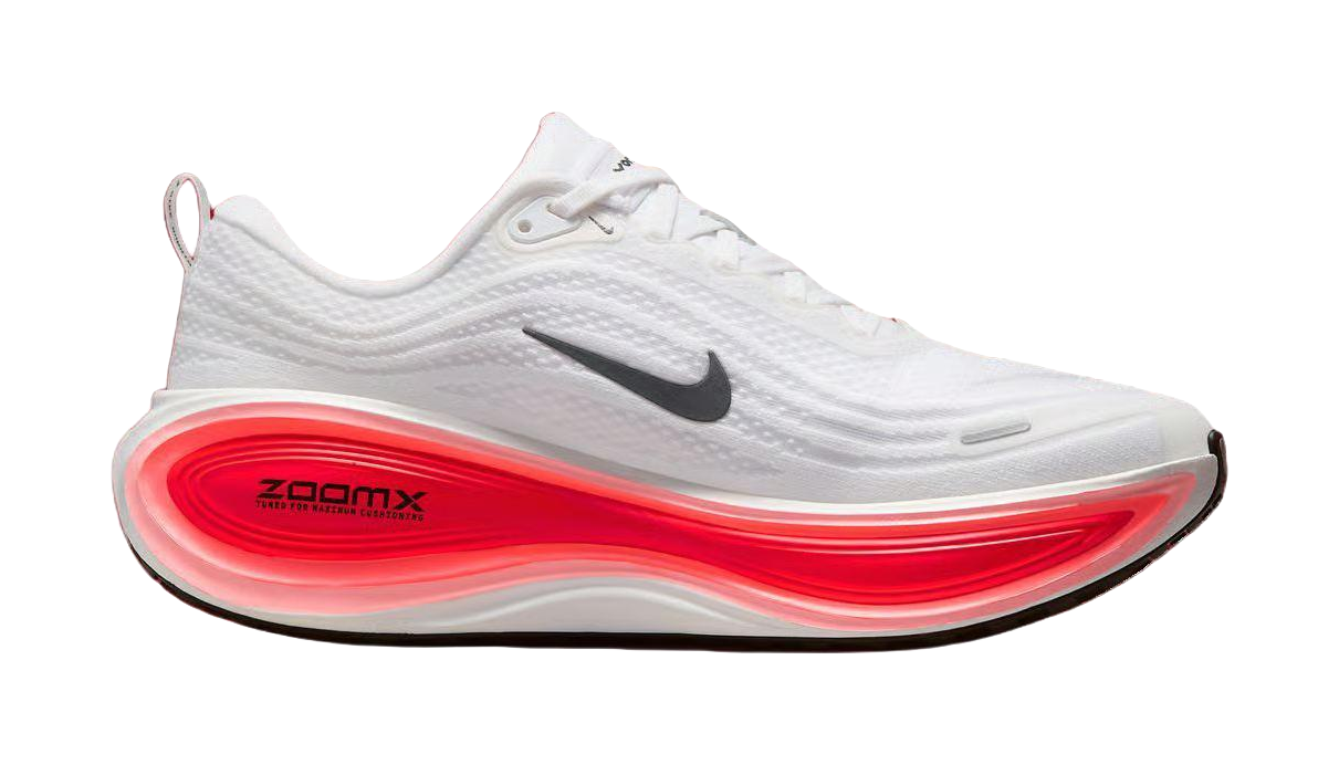 Nike Vomero Plus White Black Bright Crimson  vjsneaker.com