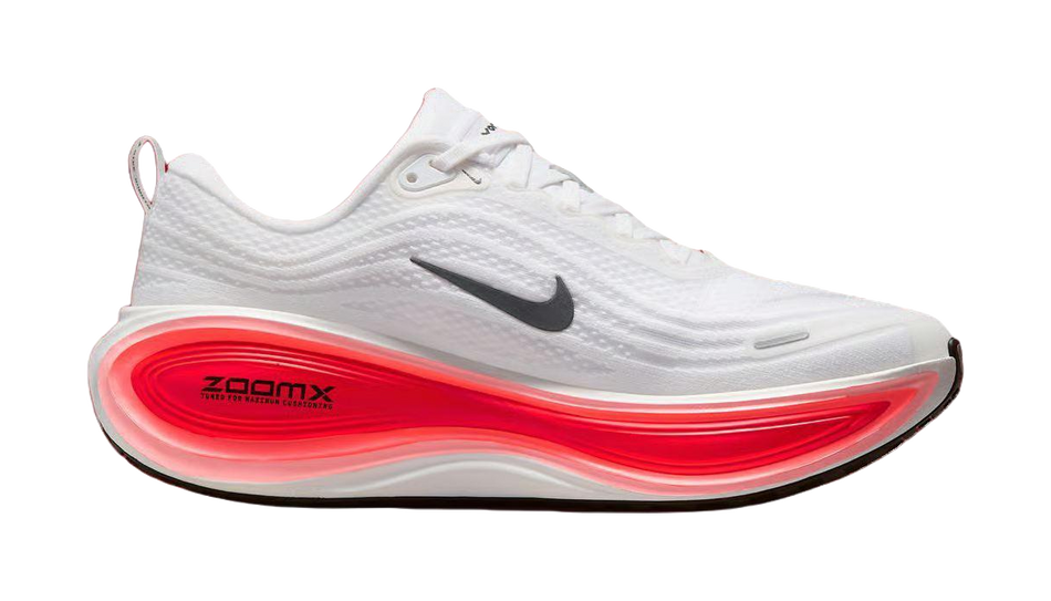 Nike Vomero Plus White Black Bright Crimson  vjsneaker.com