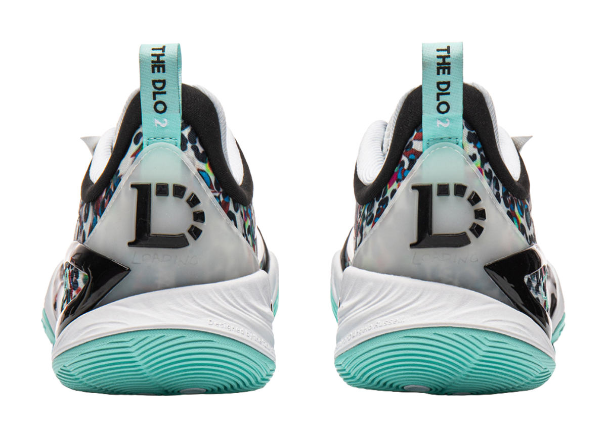Li Ning DLO2 Low top Basketball Shoes Unisex White Black