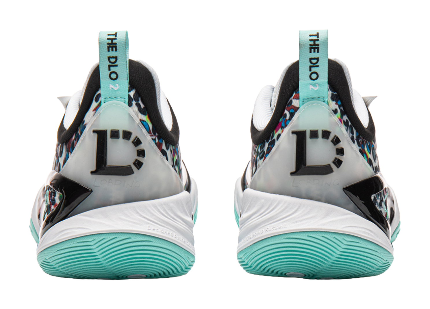 Li Ning DLO2 Low top Basketball Shoes Unisex White Black