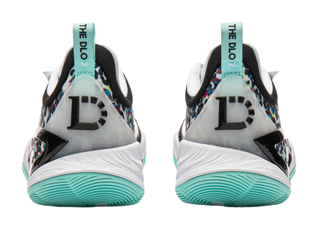Li Ning DLO2 Low top Basketball Shoes Unisex White Black