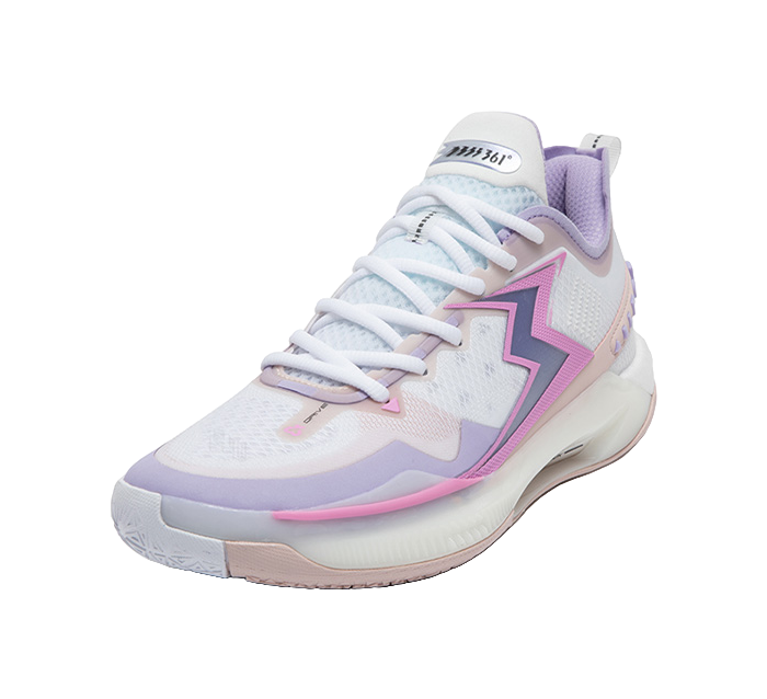 361° BIG3 5.0 Quick PRO Basketball Shoes Mens Low top 361 Degrees White/Digital Lavender  Vertical Jump Group USA Inc.