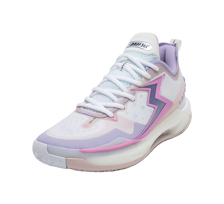 361° BIG3 5.0 Quick PRO Basketball Shoes Mens Low top 361 Degrees White/Digital Lavender  Vertical Jump Group USA Inc.