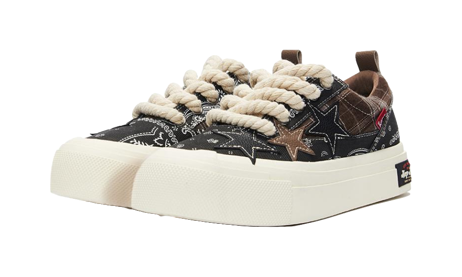 KAALIXTO Skateboarding Canvas Low 'Paisley' 