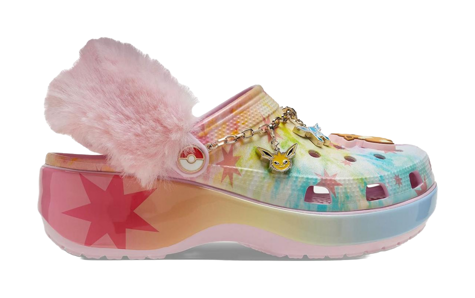 Crocs x Pokemon Eevee Clogs Womens Multicolor  vjsneaker.com