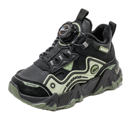 Warrior Synthetic Leather Slip Resistant Lightweight Cushioning Thermal Low top Kids Lifestyle Shoes Kids  VJSNEAKER