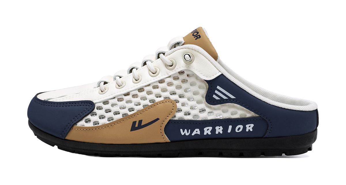 Warrior Quick Dry Quiet Closed Toe Slippers Mens  vjsneaker.com