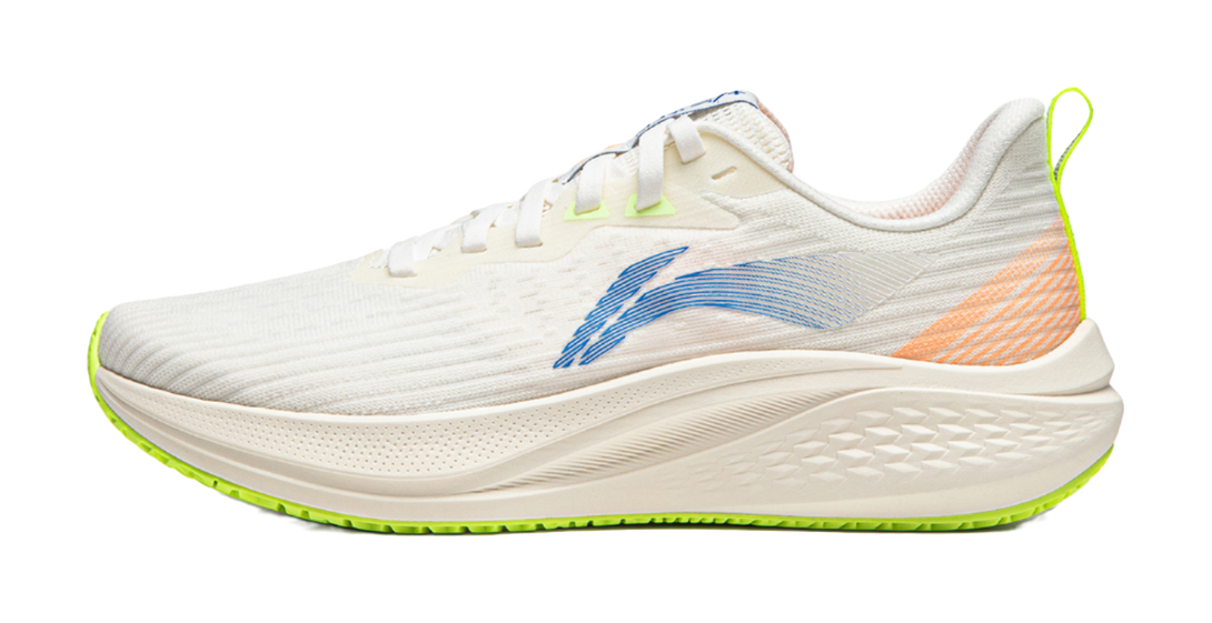 LiNing Red Hare 7 Cushioning Abrasion Resistant Lightweight Low Top Training Racing Running Shoes Women's Ecru 