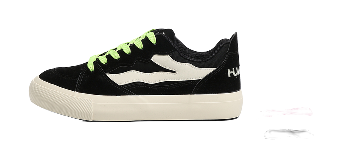 HUANQIU Slip Resistant Cushioning Abrasion Resistant Lightweight Breathable Low top Skateboard Shoes Men's 