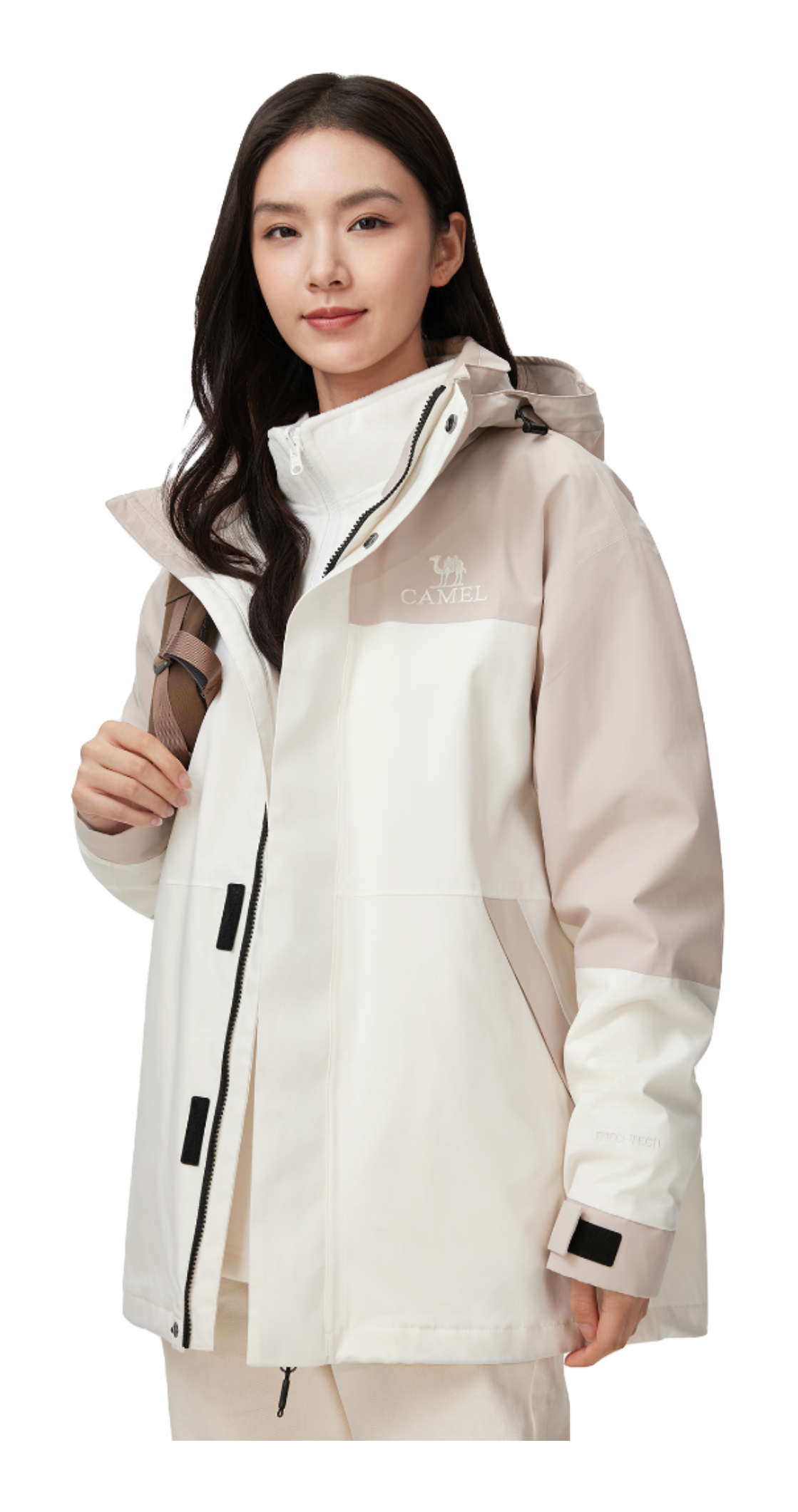 CAMEL Hiking Outdoor Adventure Waterproof, Windproof, Breathable, Abrasion Resistant, Thermal Windbreaker Jacket Unisex  vjsneaker.com