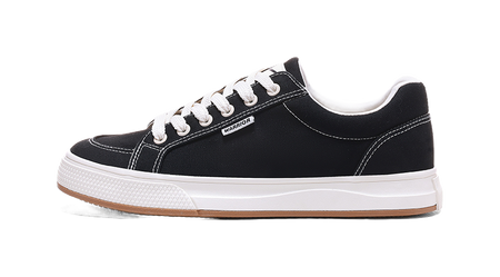 Warrior Slip Resistant Abrasion Resistant Low top Canvas Shoes Unisex Black  vjsneaker.com