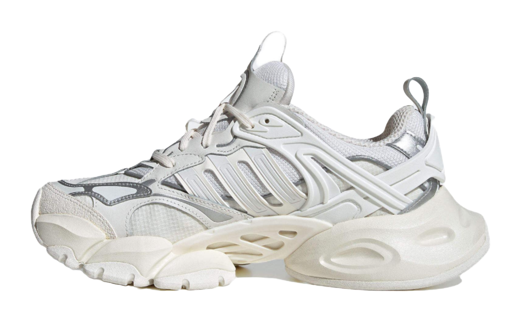 Adidas Xlg Runner Deluxe White Silver Metallic  vjsneaker.com