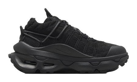 Nike Air Max Flyknit Venture Black Metallic Silver Womens  vjsneaker.com